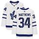 Auston Matthews Toronto Maple Leafs Signed White Alternate Captain Adidas Jersey