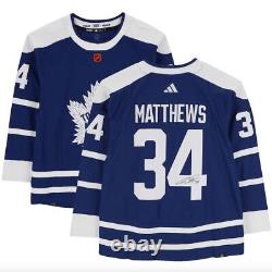 Auston Matthews Toronto Maple Leafs Signed adidas 2022-23 Retro Authentic Jersey