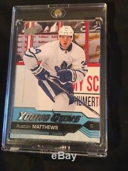 Auston Matthews Young Guns #201 Toronto Maple leafs rookie card