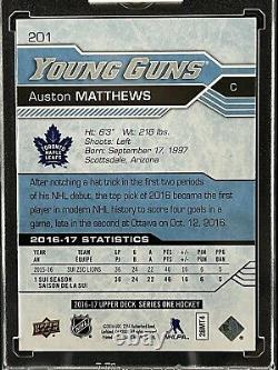 Auston Matthews Young Guns Rookie CardToronto Maple Leafs Upper Deck RC