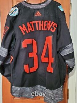 Auston Matthews signed jersey