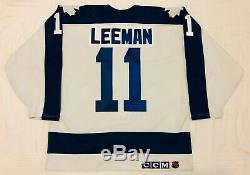 Authentic 1991-92 CCM Toronto Maple Leafs Gary Leeman Home Hockey Jersey Size 48