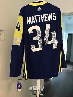 Authentic Adidas Toronto Maple Leafs Matthews all-star pro jersey 54