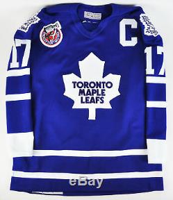 Authentic NHL Hockey Jersey Toronto Maple Leafs CCM Wendel Clark #17 Captain 44