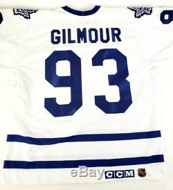 Authentic NHL Hockey Jersey Toronto Maple Leafs Doug Gilmour Captain CCM #93