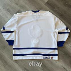 Authentic Toronto Maple Leafs 54 CCM Jersey Ultrafil Center Ice Vintage 90s New