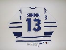 Authentic Toronto Maple Leafs Sundin Nike Jersey 56 Pro NHL On Ice