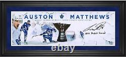 Autographed Auston Matthews Maple Leafs 10x30 Photo Item#11294645 COA