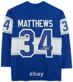 Autographed Auston Matthews Maple Leafs Jersey