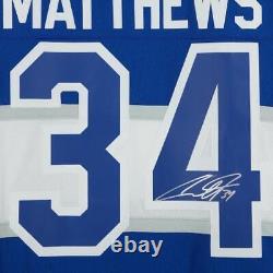 Autographed Auston Matthews Maple Leafs Jersey