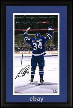 Autographed Auston Matthews Maple Leafs Photo