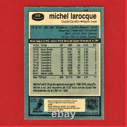 Autographed Michel Larocque 1981 O-Pee-Chee Card 319 A3