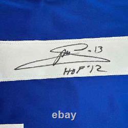 Autographed/Signed Mats Sundin HOF 12 Toronto Blue Hockey Jersey JSA COA