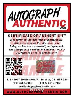 Autographed Toronto Maple Leafs 11 HHOF Signatures