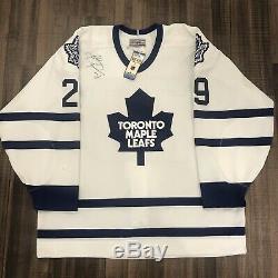 Autographed Toronto Maple Leafs Felix Potvin CCM Authentic NHL Hockey Jersey 52