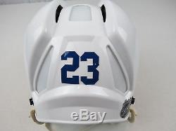 B. LAICH Game Worn CCM Toronto Maple Leafs NHL Pro Stock Hockey Player Helmet M