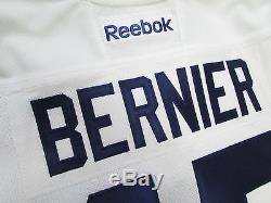Bernier Toronto Maple Leafs Away Reebok Edge 2.0 7287 Hockey Jersey Size 46