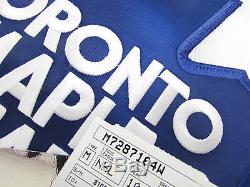Bernier Toronto Maple Leafs Away Reebok Edge 2.0 7287 Hockey Jersey Size 46