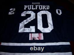 Bob Pulford Toronto Mapleleafs Jsa/coa Signed Jersey