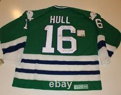 Bobby Hull Signed Hartford Whalers Retro CCM Jersey Psa/dna Coa