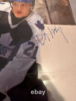 Borje Salming Signed/Autographed 11x16 Poster Pull Out PSA Toronto Maple Leafs