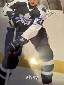 Borje Salming Signed/Autographed 11x16 Poster Pull Out PSA Toronto Maple Leafs