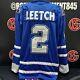 Brian Leetch Autographed Toronto Maple Leafs Jersey Signed Steiner Cx