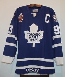 CCM 1993 Doug Gilmour Toronto Maple Leafs Road Blue Hockey Jersey Size 54