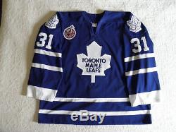 CCM 1993 s 58 Goalie Cut Authentic Grant Fuhr Toronto Maple Leafs jersey vintage