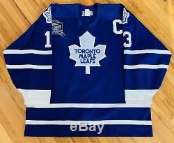 CCM Ultrafill Mats Sundin Toronto Maple Leafs Authentic Hockey Jersey sz 54