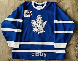 CCM Ultrafill TBTC Doug Gilmour Toronto Maple Leafs Authentic Hockey Jersey 52
