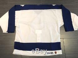 CCM VINTAGE SERIES 80s TORONTO MAPLE LEAFS WHITE HOME NHL HOCKEY JERSEY SIZE 52