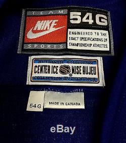 Curtis Joseph Toronto Maple Leafs Nike Authentic Goalie Jersey Size 54 Rare