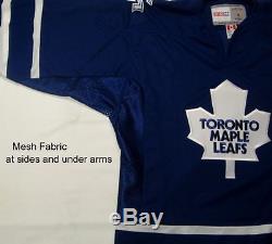 CURTIS JOSEPH size MEDIUM Toronto Maple Leafs CCM 550 2000-2002 Hockey Jersey