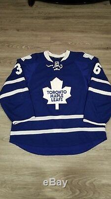 Carl Gunnarsson GAME WORN Toronto Maple Leafs Jersey HOME Real Sports LOA