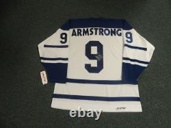 Colby Armstrong Signed Toronto Maple Leafs 3rd Jersey Licensed