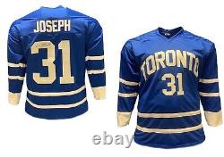 Curtis Joseph? Autographed Toronto? Pro Style Hockey Jersey Blue (JSA)