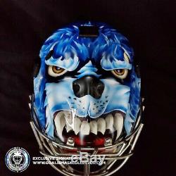 Curtis Joseph Signed Goalie Mask Toronto Maple Leafs Legacy Vinyl Edition