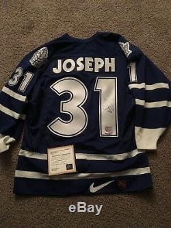 Curtis Joseph Signed Jersey withCOA