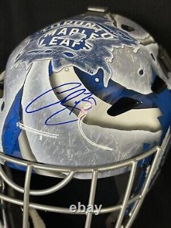 Curtis Joseph Signed Toronto Maple Leafs Full Size Goalie Mask JSA COA