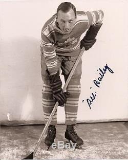 D1992 TORONTO MAPLE LEAFS signed ACE BAILEY 1933 hof 1975 1ST ALL-STAR GAME