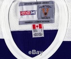 DAVE KEON size LARGE Toronto Maple Leafs CCM 550 VINTAGE series Hockey Jersey