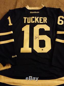 Darcy Tucker Autographed Toronto Maple Leafs Hockey Jersey, COA/Dave & Adams
