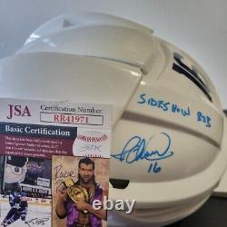 Darcy Tucker Toronto Maple Leafs Signed Hockey Helmet Jsa Authenticated