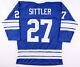 Darryl Sittler Signed Maple Leafs Jersey Inscribed Hhof 1989 (jsa Coa)