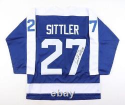 Darryl Sittler Signed Toronto Maple Leafs Jersey Inscribed HHOF 1989 (JSA COA)