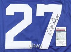 Darryl Sittler Signed Toronto Maple Leafs Jersey Inscribed HHOF 1989 (JSA COA)