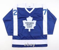 Darryl Sittler Signed Toronto Maple Leafs Jersey Inscribed HHOF 1989 (JSA COA)