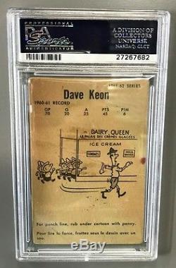 Dave Keon Signed 1961 Parkhurst #5 Toronto Maple Leafs Rc Card Psa/dna 27267682