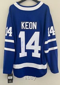 Dave Keon Signed Autographed Toronto Maple Leafs Fanatic NHL Jersey With JSA COA